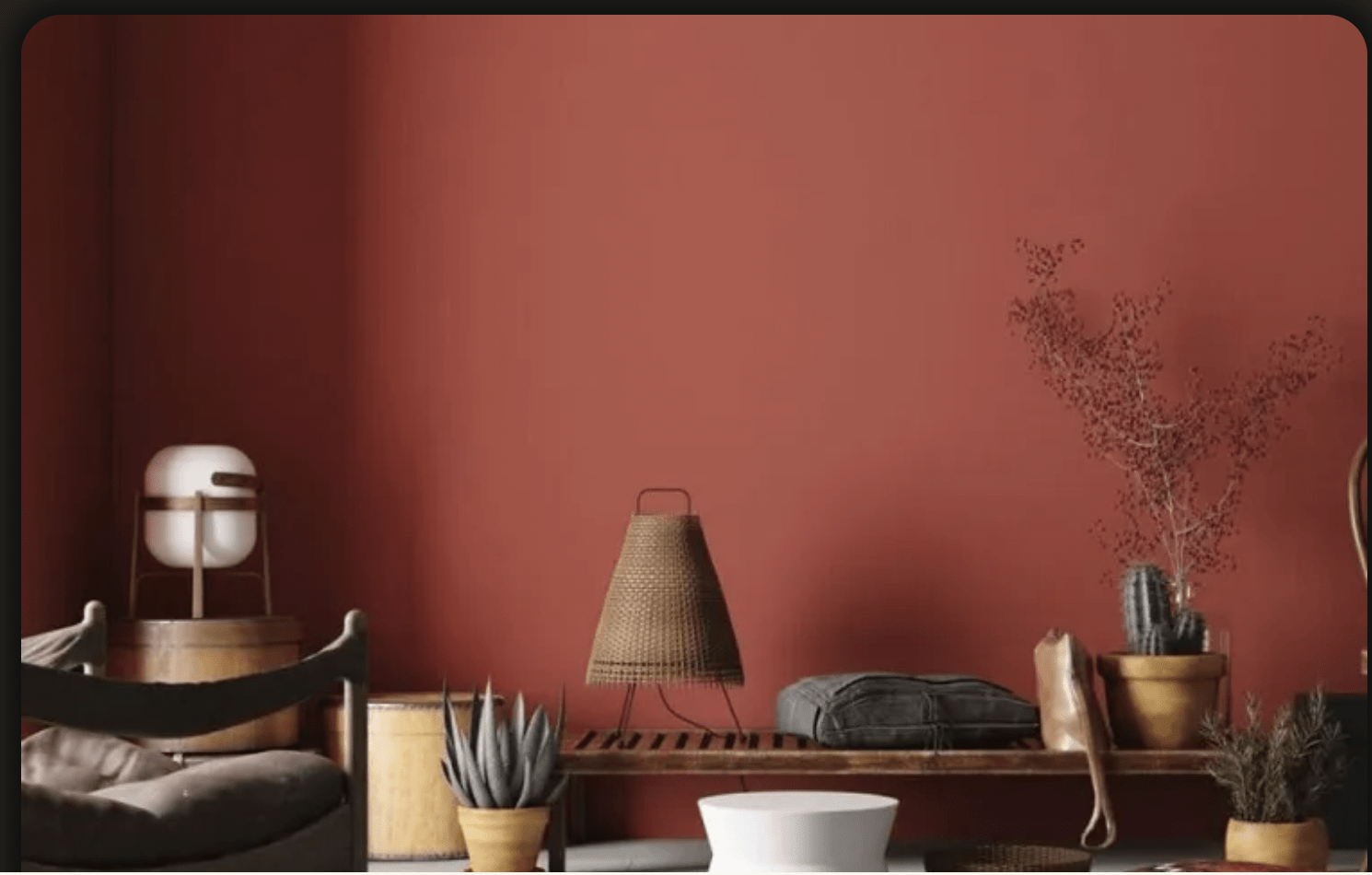 Tendances couleurs 2023 : Rouge orangé